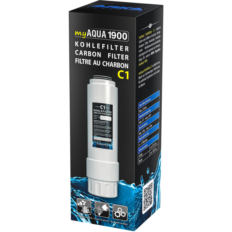 Filtr węglowy Arka C1 – krystalicznie czysta woda w akwarium