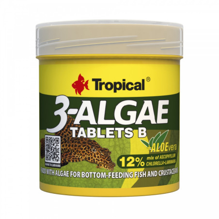 Tropical 3-Algae Tablets B – tonące tabletki z algami dla ryb
