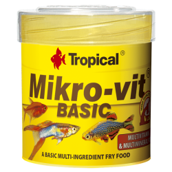 Zadbaj o zdrowy wzrost i rozwój ryb - wybierz Tropcial Mikro-Vit Basic