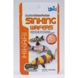 Hikari Sinking Wafers pokarm dla małych ryb żerujących nocą.