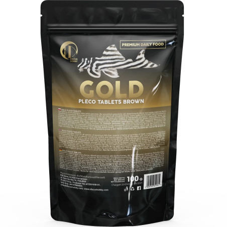 Gold Pleco Tablets Brown: pokarm niezaburzająca równowagi wody