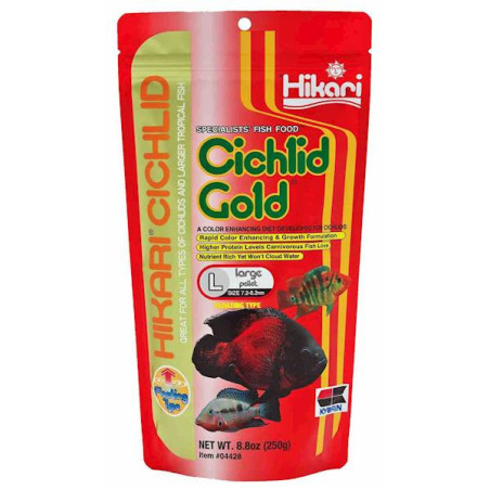 Hikari Cichlid Gold - granulat dla pielęgnic z pigmentami barwiącymi