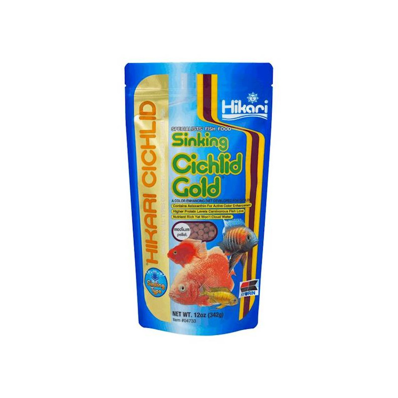 Hikari Sinking Cichlid Gold - czystość w akwarium i odporność ryb