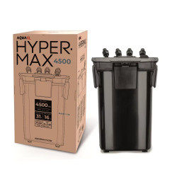 Aquael Hypermax nowoczesny filtr kanistrowy o ogromnej pojemności15,9l
