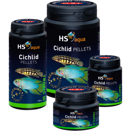 Pokarm bez dodatków hormonalnych - O.S.I Cichlid Pellets dla pielęgnic