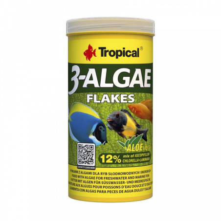 Premium 3-Algae Flakes - Doskonała kondycja i intensywne kolory ryb