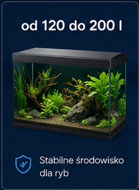 Akwaria od 120 do 200 litrów