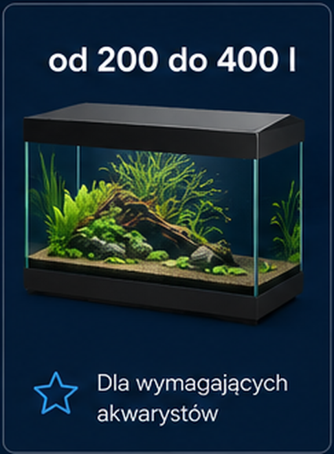 Akwaria od 200 do 400 litrów