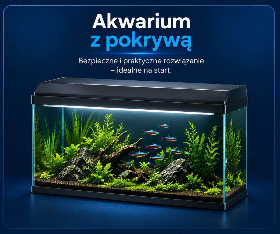 Akwarium z pokrywą